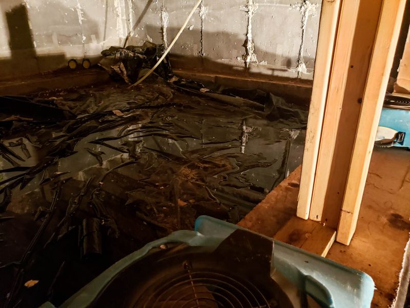 Crawlspace Encapsulation with Dehumidifier